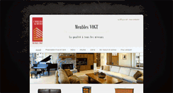 Desktop Screenshot of meubles-vogt.com